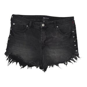 INC denim distressed Black Denim jean Shorts 14